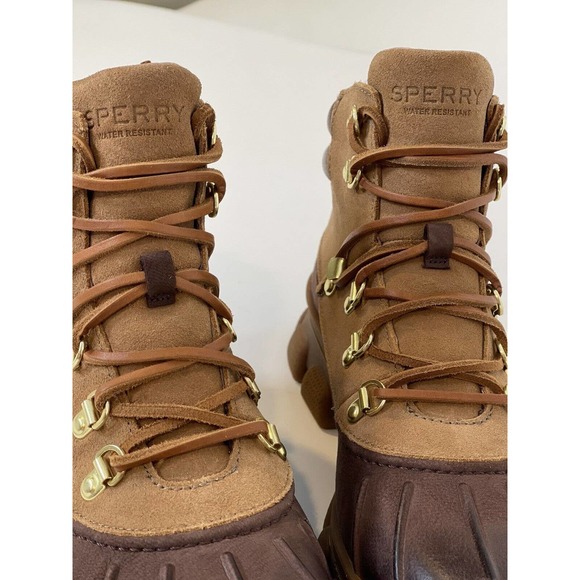 SPERRY THE SUMMIT BOOT, LEATHER, BROWN. WOMENS SZ 8.5 NWT. RETAIL $130 - Picture 6 of 11